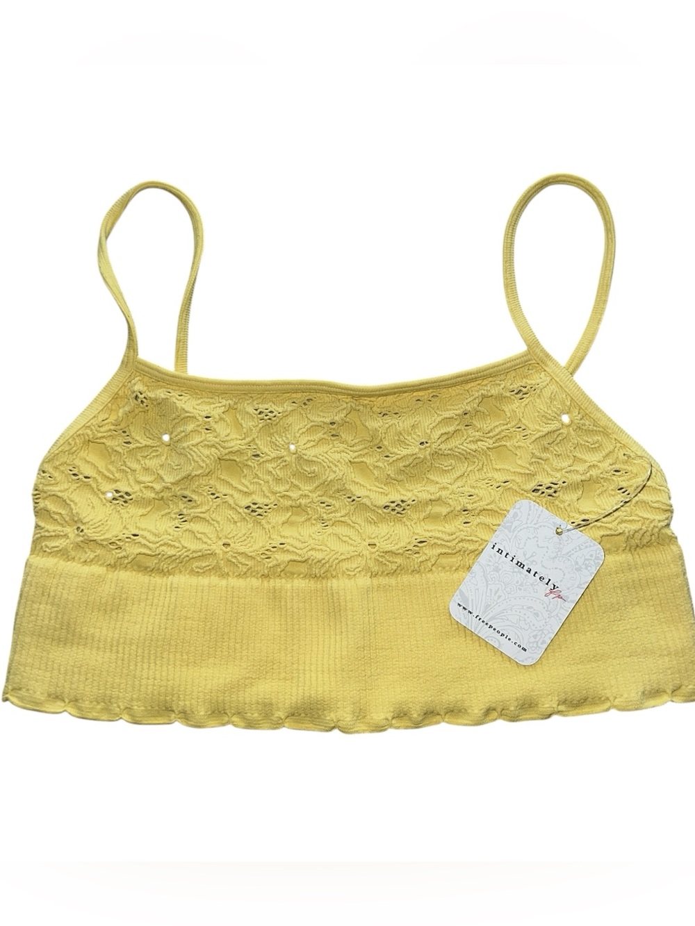 Free People Intimately Amara Seamless Longline Bralette size XS/S NWT